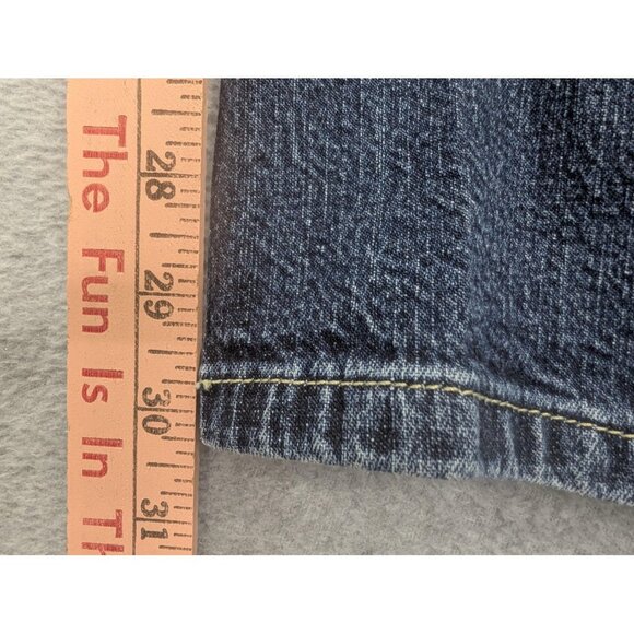 Vintage Zena Jeans Womens 8 Blue Denim Stretch Straight Leg 2000s 814-0118-54 - Picture 8 of 14